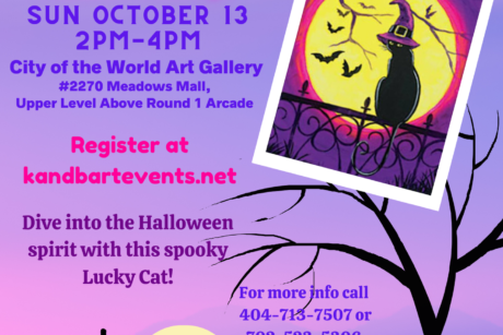 Lucky Cat Halloween Paint Party