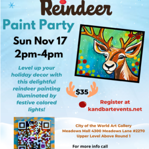 Reindeer Paint Party