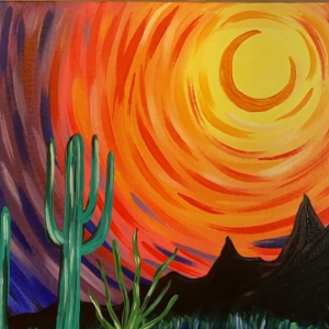 Desert Moon Paint Party image