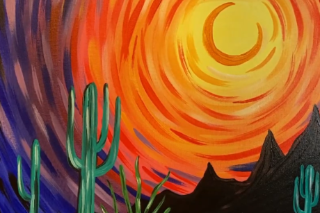 Desert Moon Paint Party image