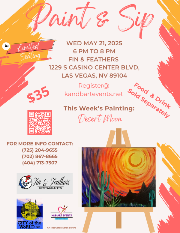 Desert Moon Paint Party - Image 2